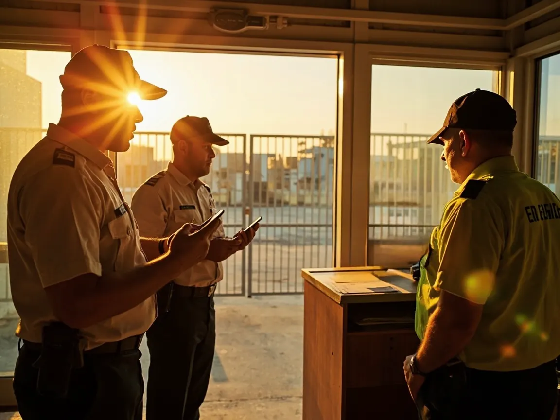 Vista de la app de Control Rondas con Trinity Guard mostrando rondas de vigilancia en México
